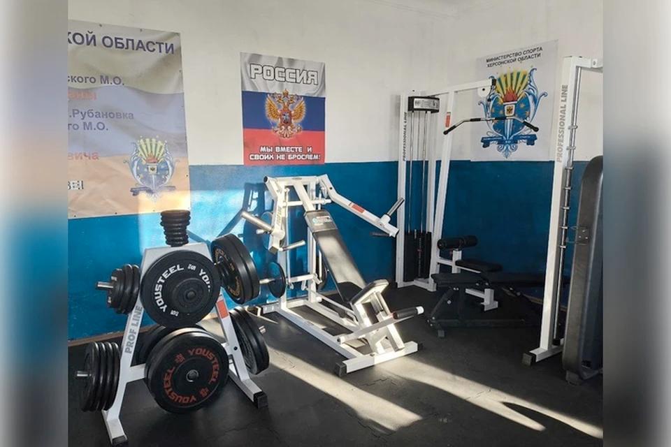 Спортзал силовых видов спорта открыли в херсонском селе