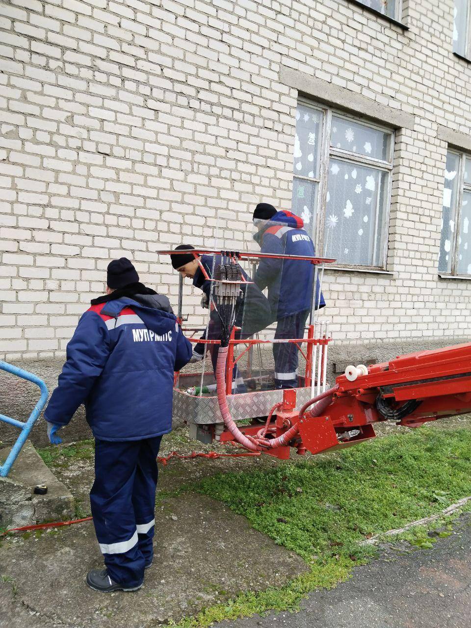 Рязанские теплосети приступили к работам в школе и детском саду Хлебодаровки