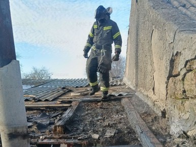 В Скадовском округе ликвидировали пожар в жилом доме 7 января