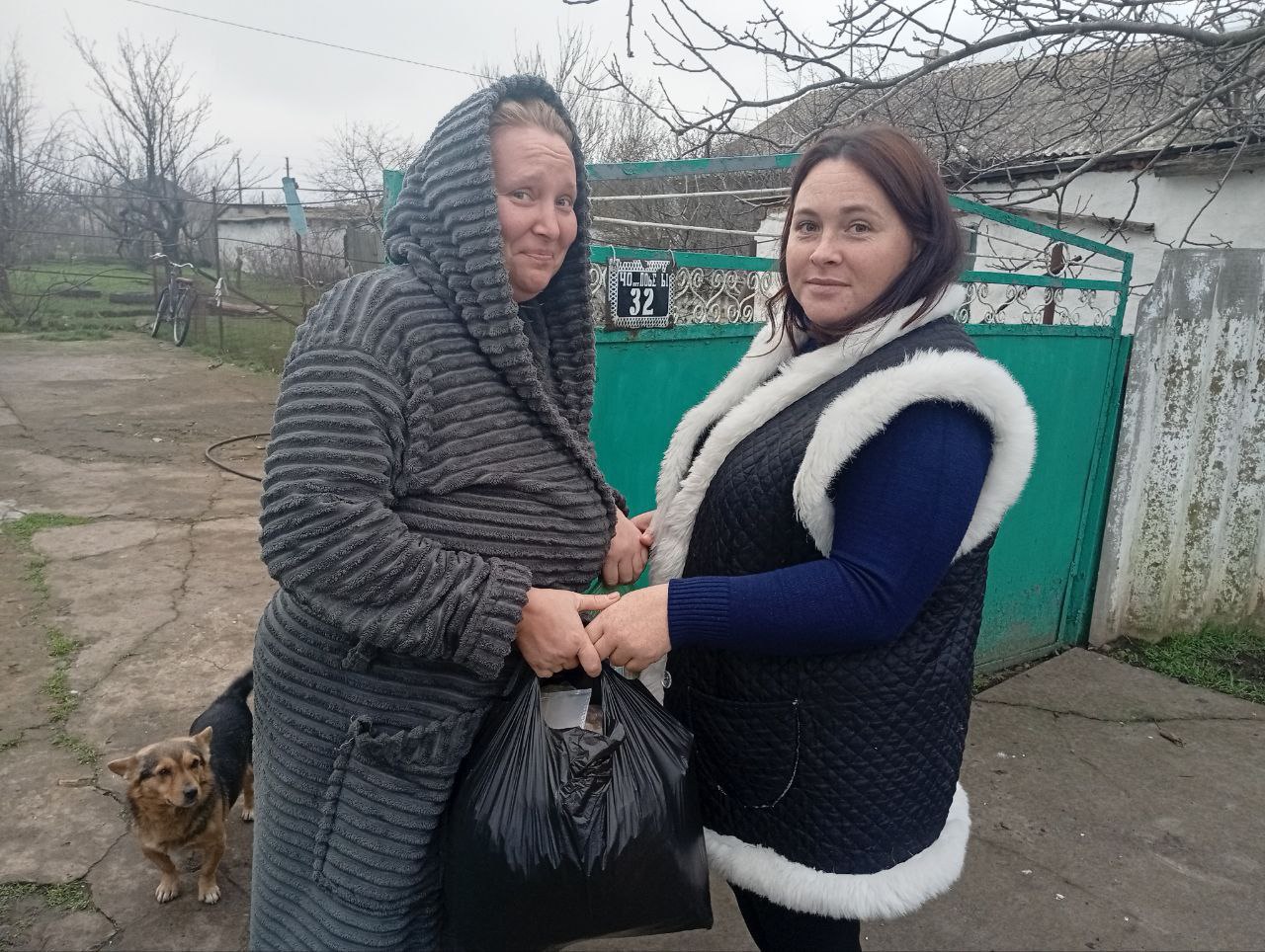 В селе Красный Перекоп вручили гуманитарные наборы жителям