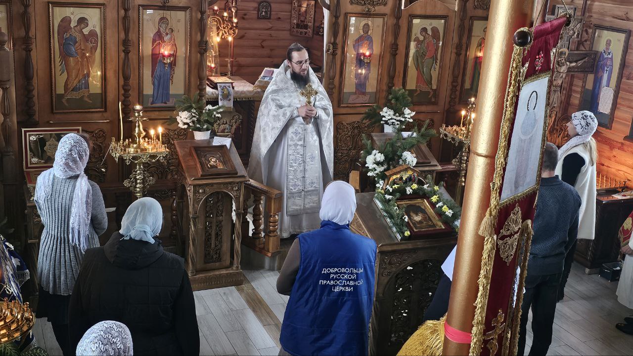 Молебен о защите жизни в храме Великомученика Пантелеимона