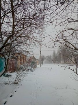 Херсон припорошило белым-белым снежком, и город сразу стал похож на волшебную зимнюю сказку