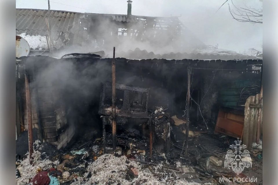 В Великой Лепетихе сгорел по невыясненным причинам частный дом