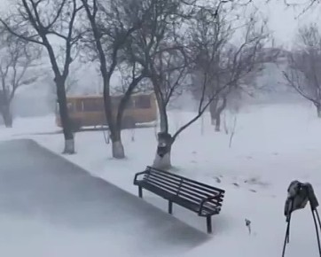 Когда зима показывает характер…