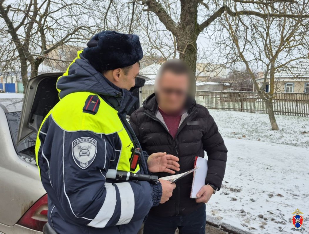 В Чаплынском округе Херсонской области сотрудники Госавтоинспекции провели профилактическую акцию