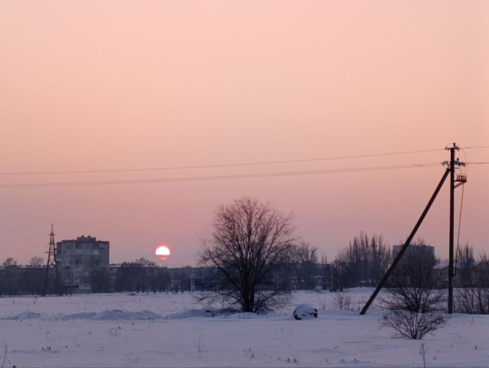 Последняя капля уходящего зимнего дня