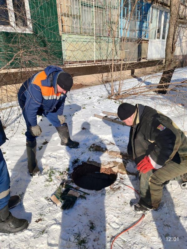 Рязанский водоканал разбирается с последствиями морозов в Чаплинском округе Рязанский водоканал разбирается с последствиями морозов в Чаплинском округе