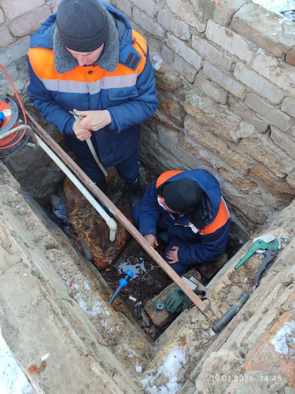 Рязанский водоканал разбирается с последствиями морозов в Чаплинском округе Рязанский водоканал разбирается с последствиями морозов в Чаплинском округе