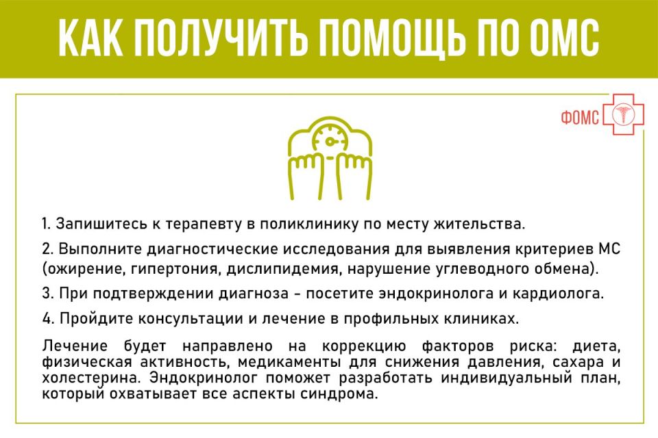 Что такое метаболический синдром и чем он опасен? Какие у него симптомы/причины и каковы факторы риска? Как получить лечение по ОМС? Что такое метаболический синдром и чем он опасен? Какие у него симптомы/причины и каковы факторы риска? Как получить лечение по ОМС?