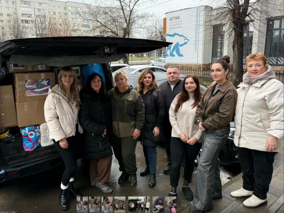 В госпиталь в Херсонской области передали гуманитарную помощь из Адыгеи