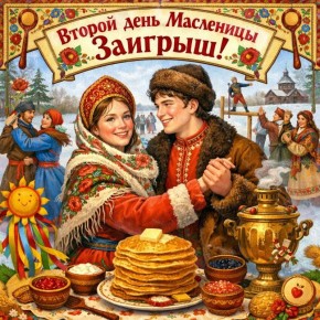 17 февраля — Заигрыш, второй день Масленицы