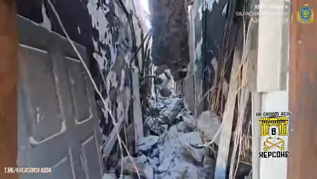 Что-то очень тяжёлое прилетело в северной части Херсона