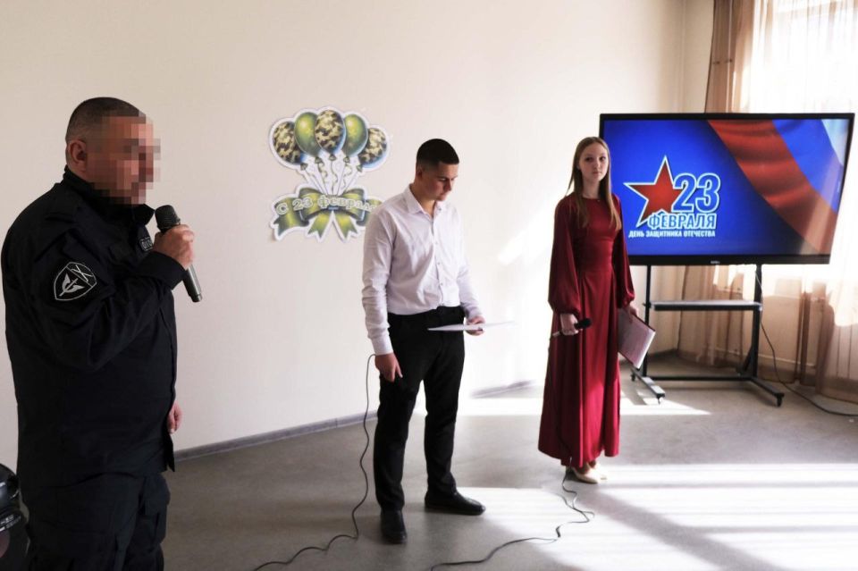 Росгвардейцы приняли участие в праздновании Дня защитника Отечества в Херсонской области Росгвардейцы приняли участие в праздновании Дня защитника Отечества в Херсонской области