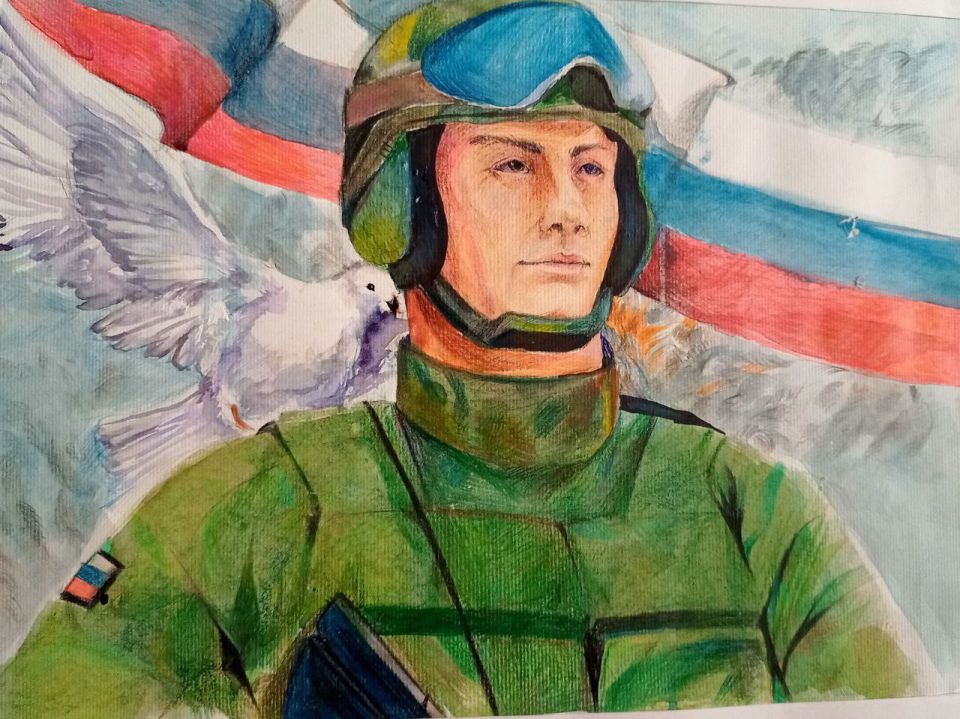 Юные Скадовские художники подготовили выставку ко Дню защитника Отечества Юные Скадовские художники подготовили выставку ко Дню защитника Отечества