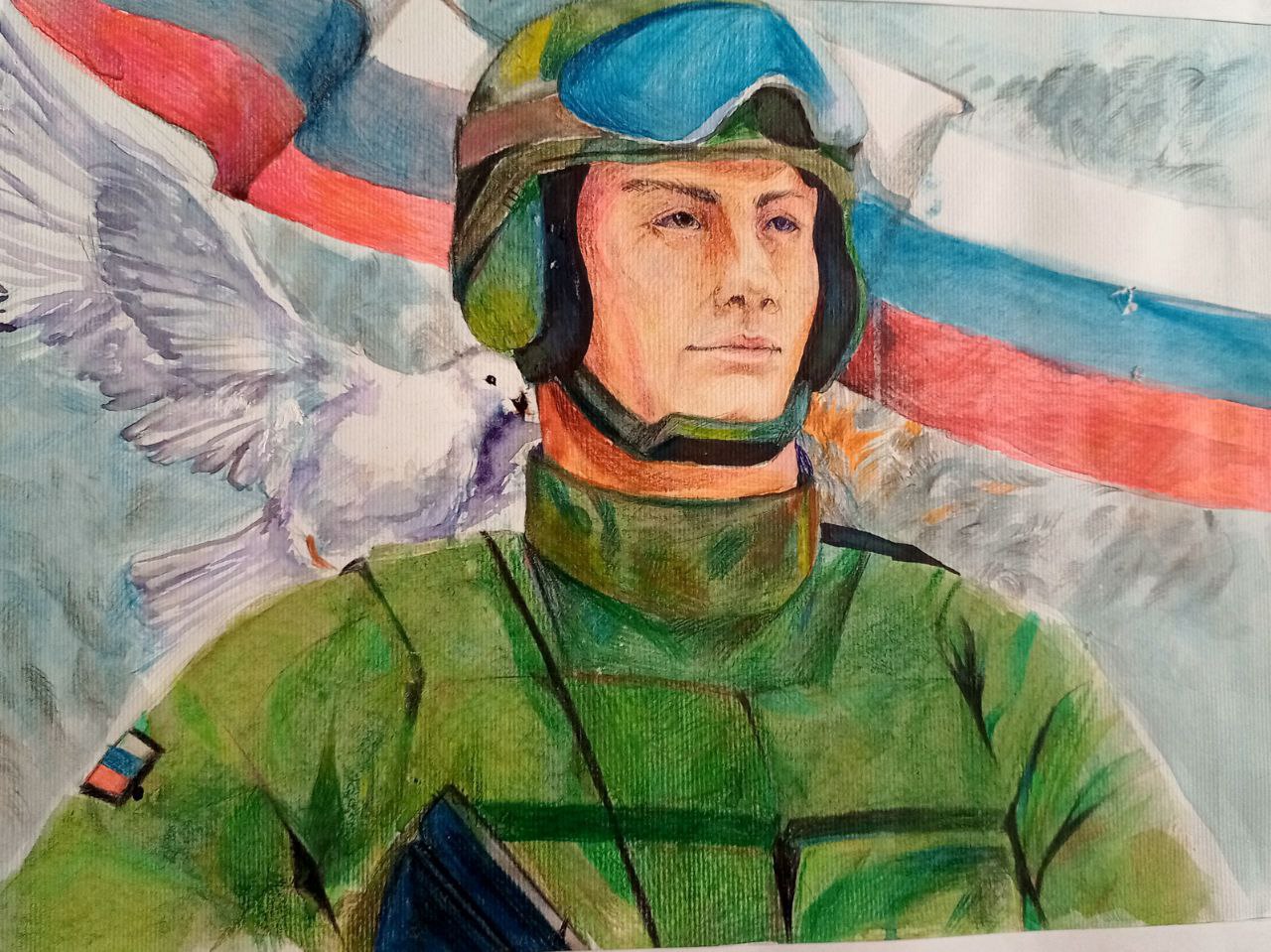 Юные Скадовские художники подготовили выставку ко Дню защитника Отечества Юные Скадовские художники подготовили выставку ко Дню защитника Отечества