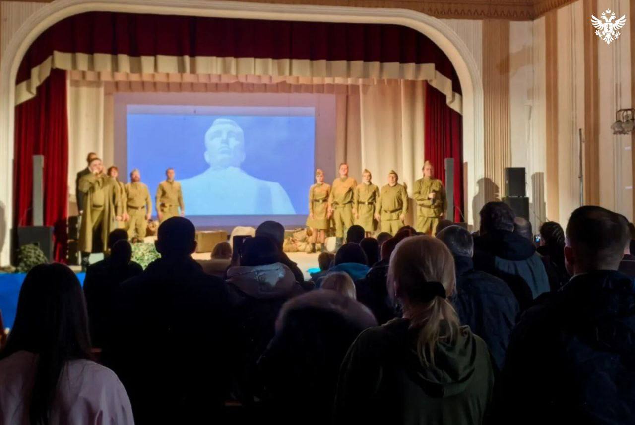 Семьи защитников Херсонщины посетили театрализованную программу, приуроченную ко Дню защитника Отечества