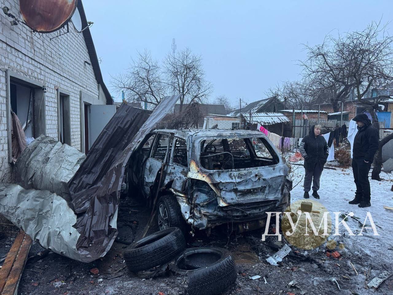 В Харькове удар пришелся по многоквартирному дому В Харькове удар пришелся по многоквартирному дому