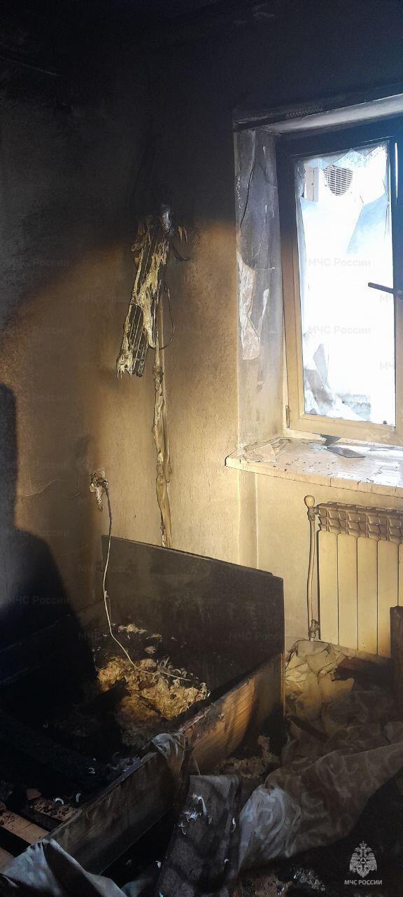 В Скадовске произошел пожар в здании для временного проживания граждан