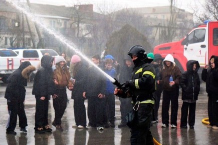 Херсонские росгвардейцы организовали экскурсию для подшефного класса