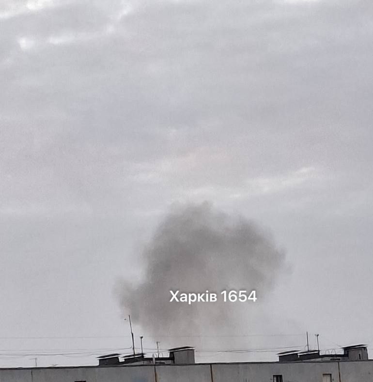 Харьков. Прилет в Салтовском районе города Харьков. Прилет в Салтовском районе города