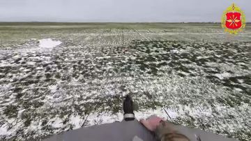 Расчёт БПЛА «Supercam S350» Ивановских десантников обнаружил вражеский пункт управления БПЛА на правобережье Днепра в Херсонской области