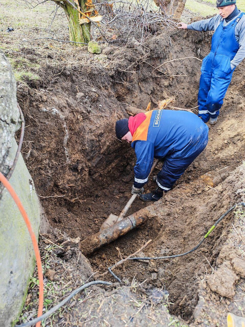 Рязанский водоканал отремонтировал водопровод в селе Долинское Рязанский водоканал отремонтировал водопровод в селе Долинское
