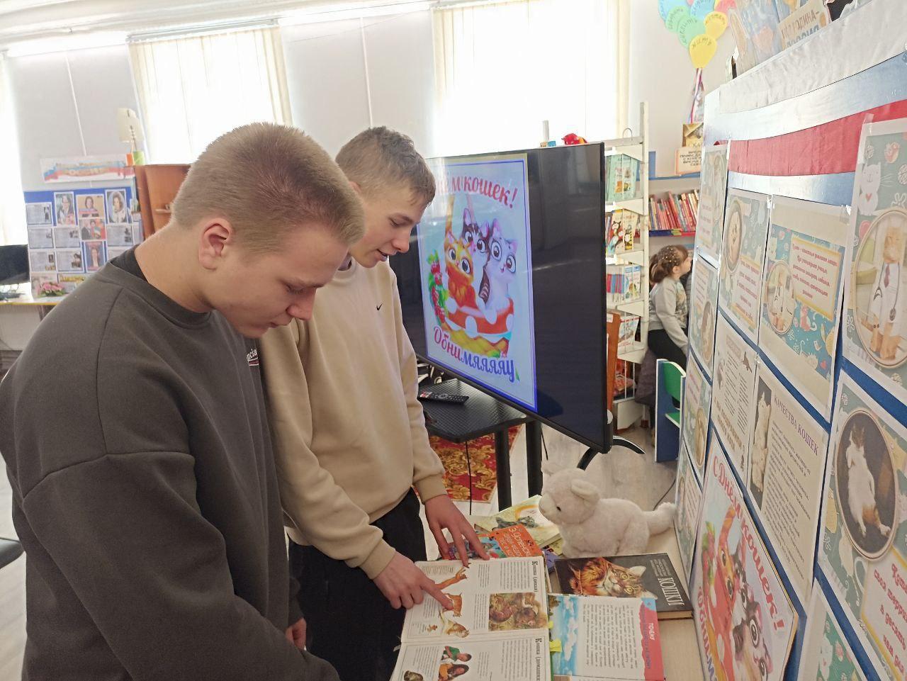 День кошек: мурлыкающий праздник прошел в Любимовской библиотеке День кошек: мурлыкающий праздник прошел в Любимовской библиотеке