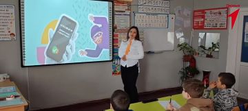 Первые Добропольской школы приняли участие в уроке «Разговор о важном»