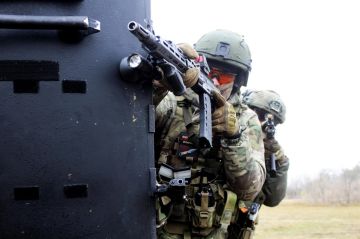 В Херсонской области при силовой поддержке спецназа Росгвардии задержаны подозреваемые в убийстве