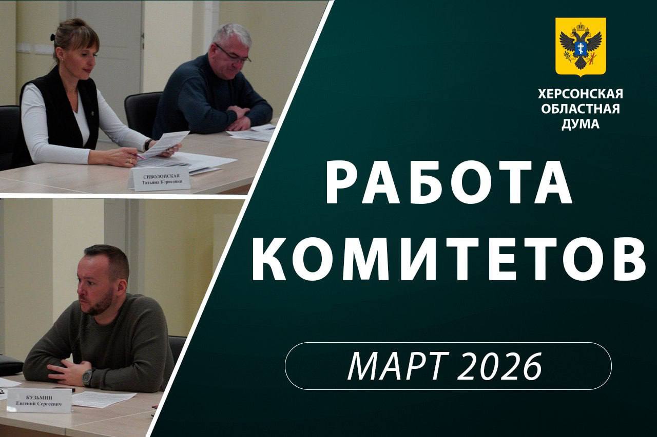 Херсонская областная Дума поддержала пять федеральных инициатив в социальной сфере