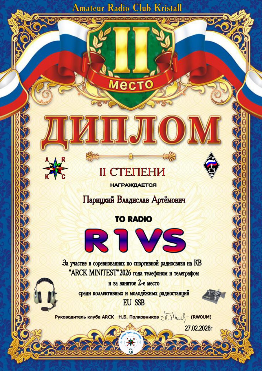 Команда R1VS Генической станции юных техников: прорыв на международной арене радиосвязи! Команда R1VS Генической станции юных техников: прорыв на международной арене радиосвязи!