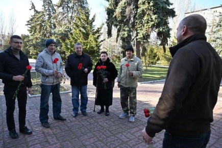 В Скадовске почтили память освободителей Херсона от немецко-фашистских захватчиков