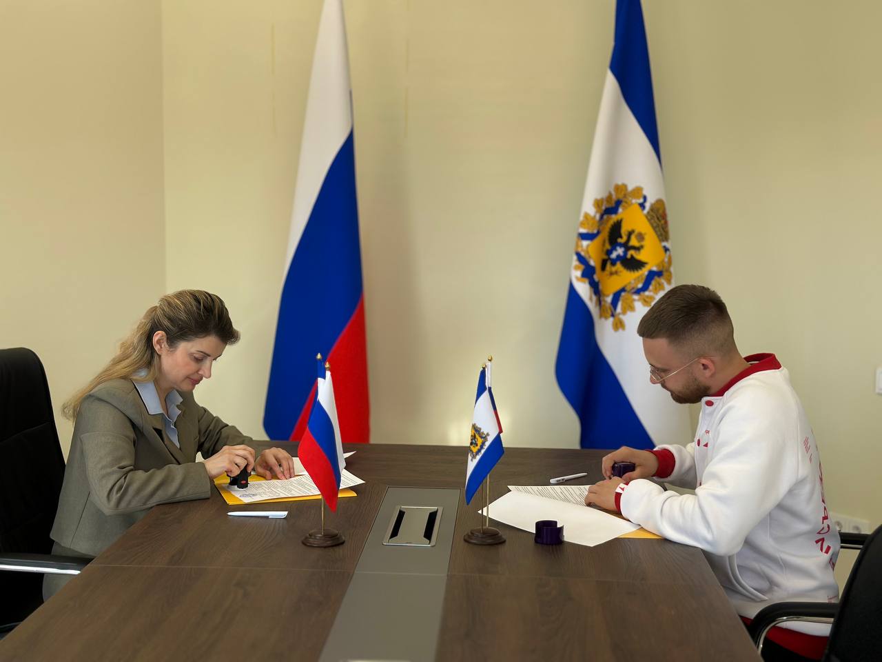 Друзья, подписали сегодня соглашение с Региональным отделением «Движения первых» Херсонской области Друзья, подписали сегодня соглашение с Региональным отделением «Движения первых» Херсонской области