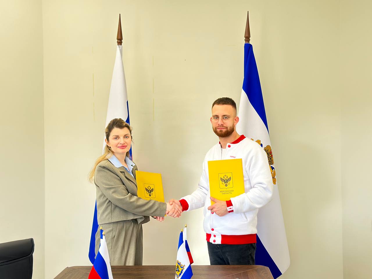 Друзья, подписали сегодня соглашение с Региональным отделением «Движения первых» Херсонской области Друзья, подписали сегодня соглашение с Региональным отделением «Движения первых» Херсонской области