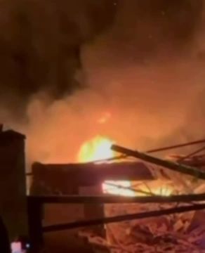 Пожары в Запорожье после ночных прилётов