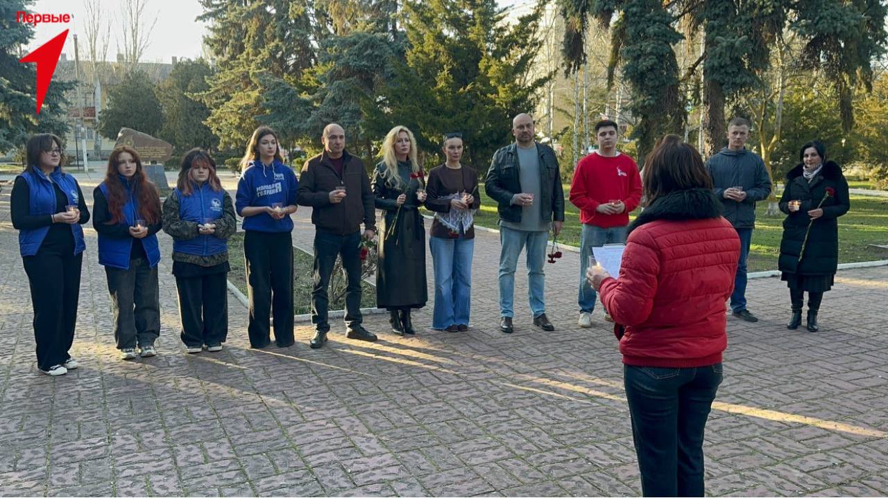 Первые Скадовского округа приняли участие в памятной акции Первые Скадовского округа приняли участие в памятной акции