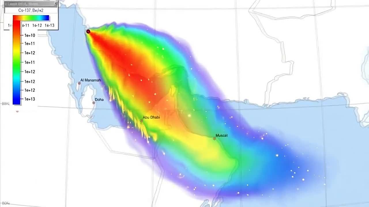Если США и Израиль продолжат наносить удары по атомной электростанции Бушер в Иране и достигнут своей цели, радиация накроет весь Ближний Восток