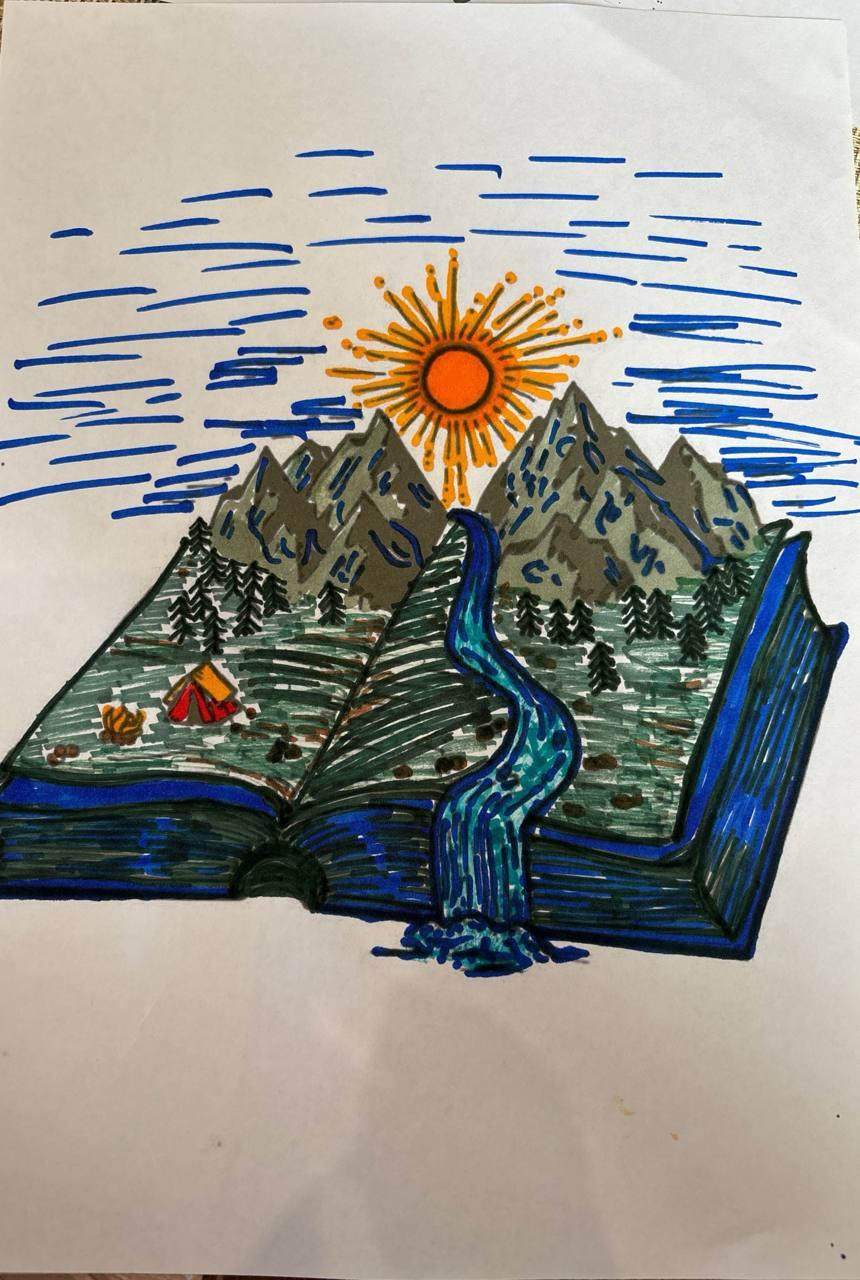 Онлайн-выставка рисунков: «Слова оживают на бумаге»