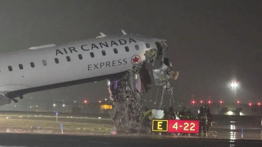 ������� Air Canada Express ��� ������� � ���-����� �������� � �������� ����������