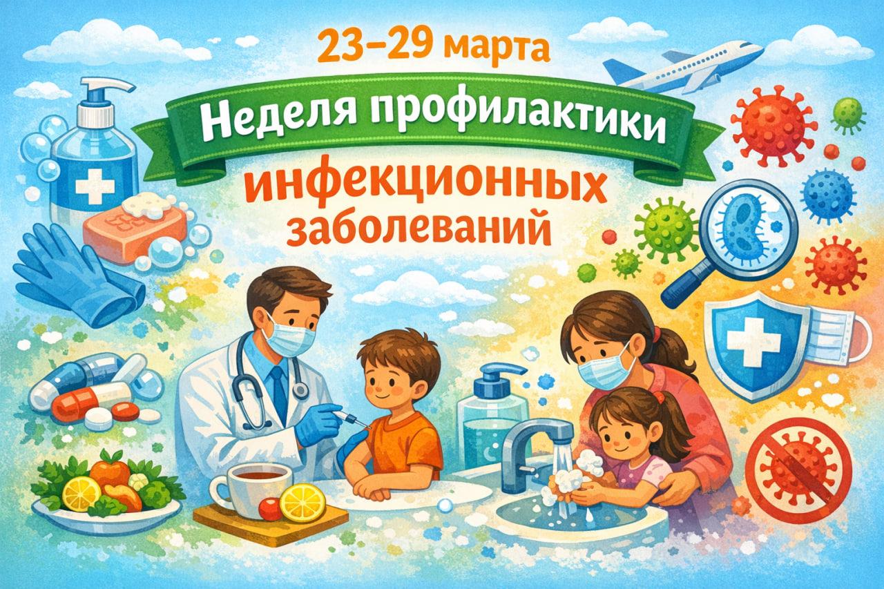23–29 марта: Неделя профилактики инфекционных заболеваний