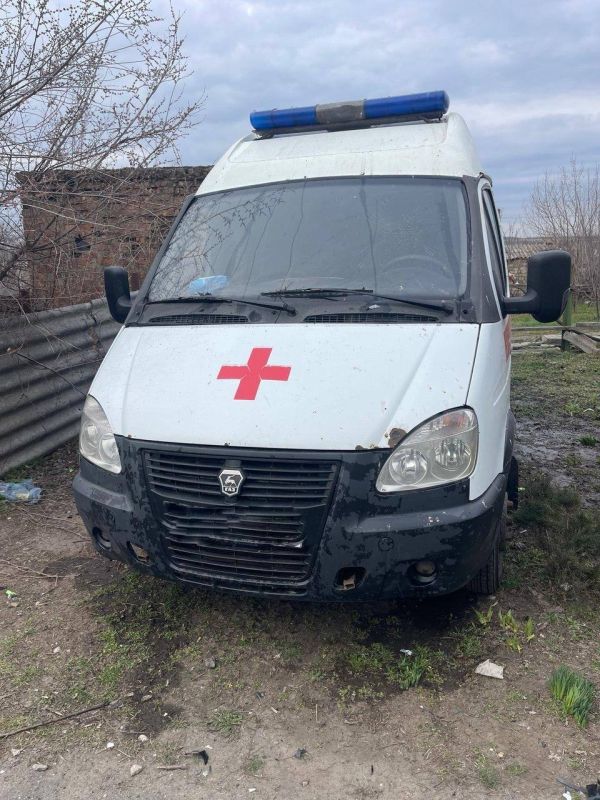 Родион Мирошник: Еще одна атака дрона ВСУ на санитарный автомобиль «скорой помощи» в Запорожской области Родион Мирошник: Еще одна атака дрона ВСУ на санитарный автомобиль «скорой помощи» в Запорожской области
