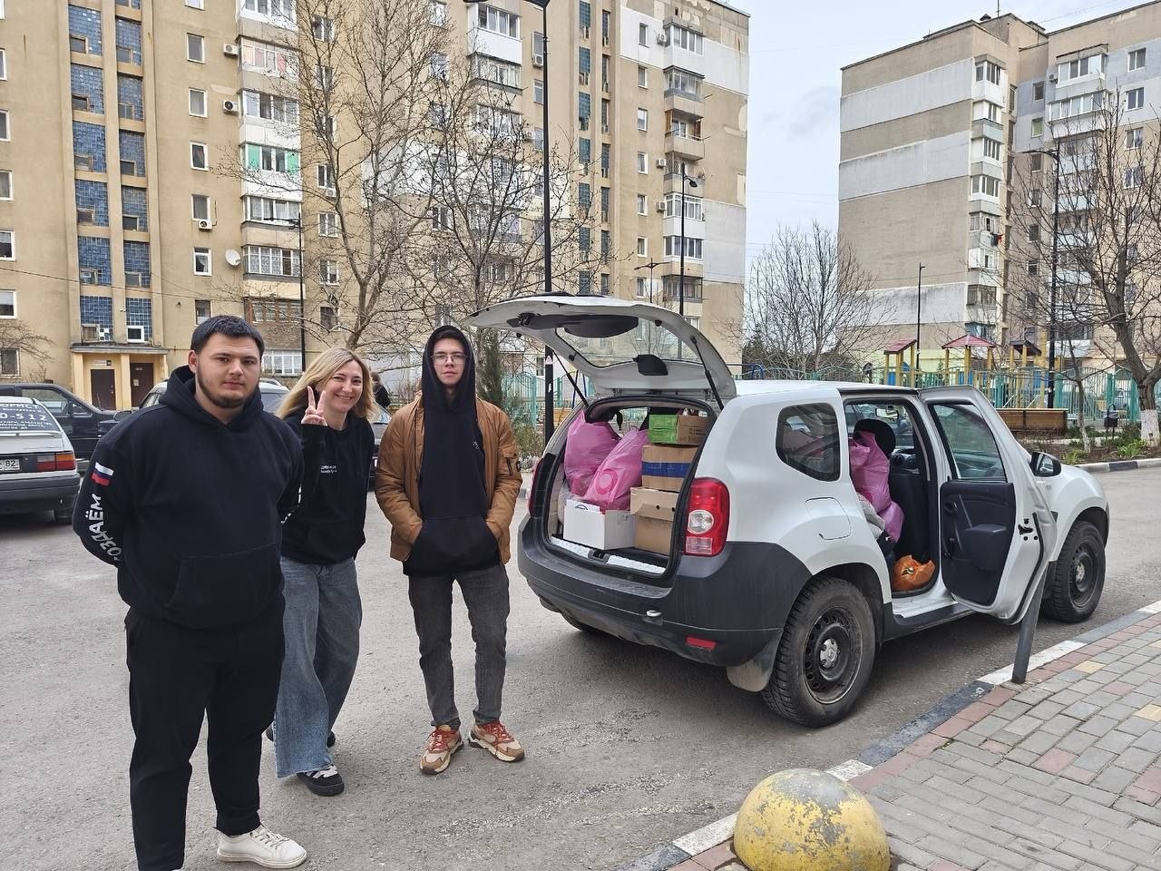 Валерия Петрусевич: Отправили очередную партию продуктов для семей в трудной жизненной ситуации на Херсонское направление