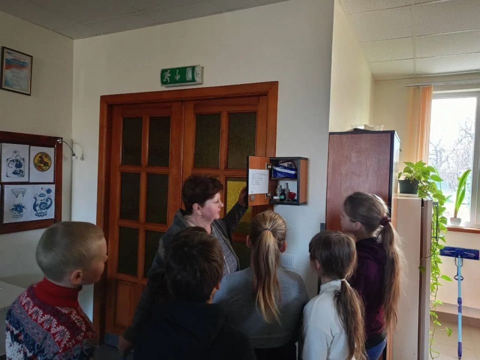 Урок гражданской обороны для детей в селе Красное Урок гражданской обороны для детей в селе Красное