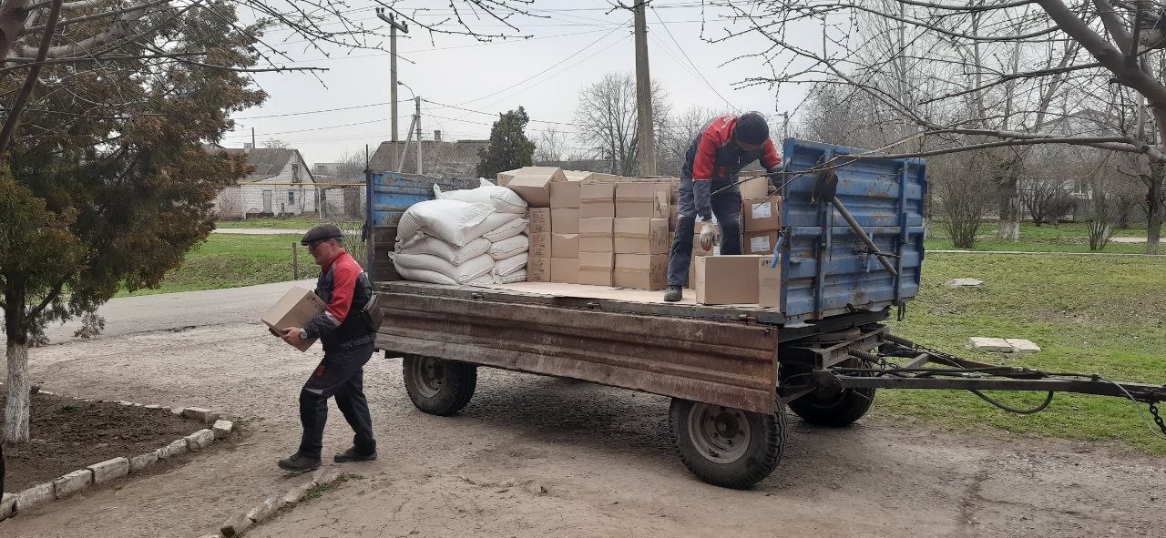 Чернянский и Коробковский территориальные отделы получили продуктовую помощь от гуманитарного центра администрации Каховского округа Чернянский и Коробковский территориальные отделы получили продуктовую помощь от гуманитарного центра администрации Каховского округа