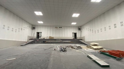 Дом культуры в Чаплинке преображается после капитального ремонта