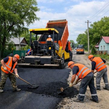 Шеф-регион Краснодарский край проведёт ремонт дорог в селе Тавричанка Каховского округа