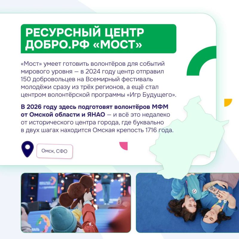 Продолжаем знакомство с центрами, где будут готовить волонтёрскую команду МФМ2026 Продолжаем знакомство с центрами, где будут готовить волонтёрскую команду МФМ2026