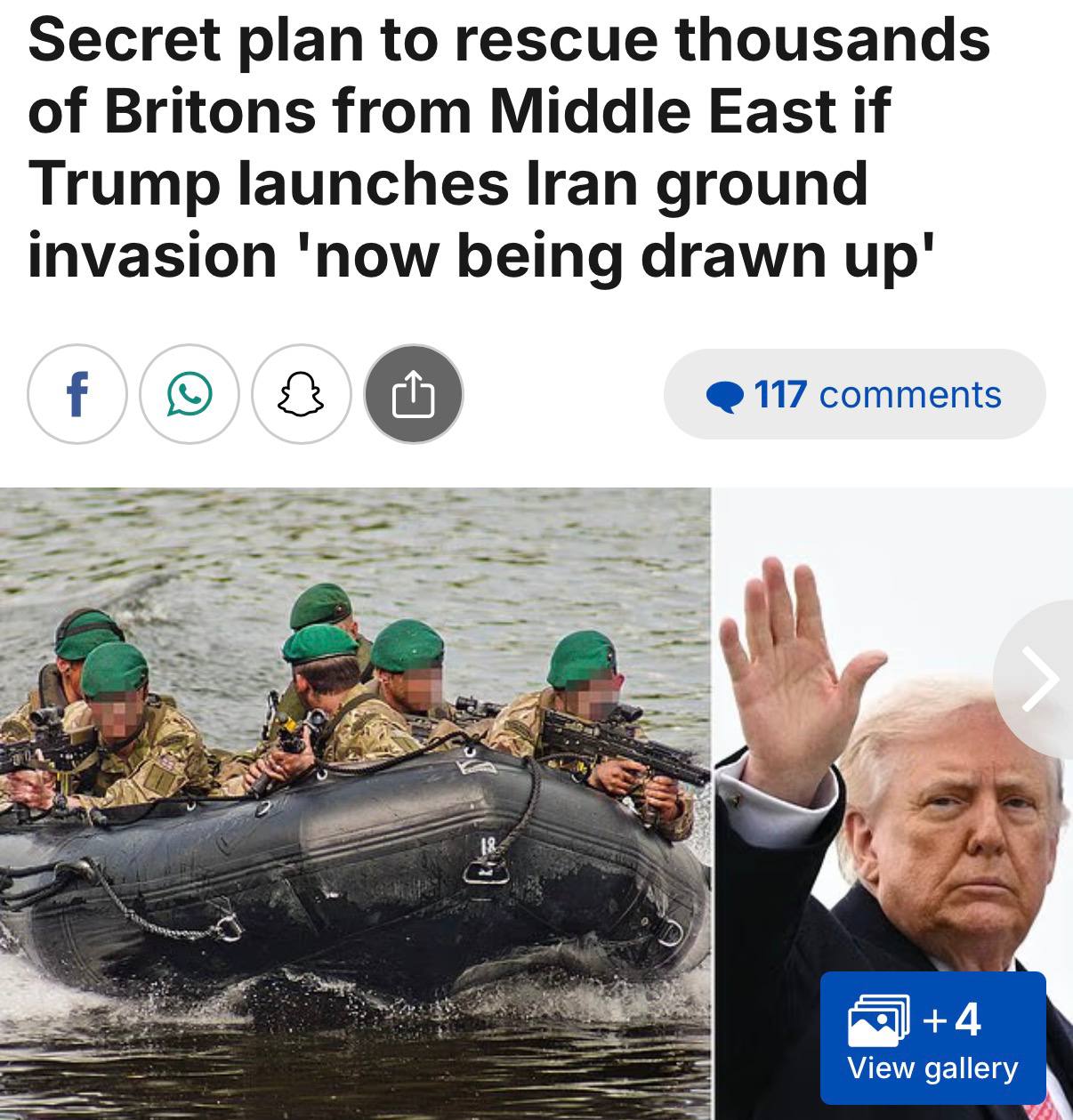 Британия готовит эвакуацию граждан с Ближнего Востока изза угрозы войны с Ираном, — Daily Mail