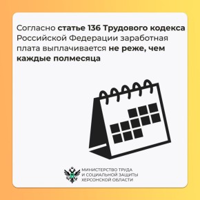 Порядок, место и сроки выплаты зарплаты сотрудникам, согласно трудовому законодательству