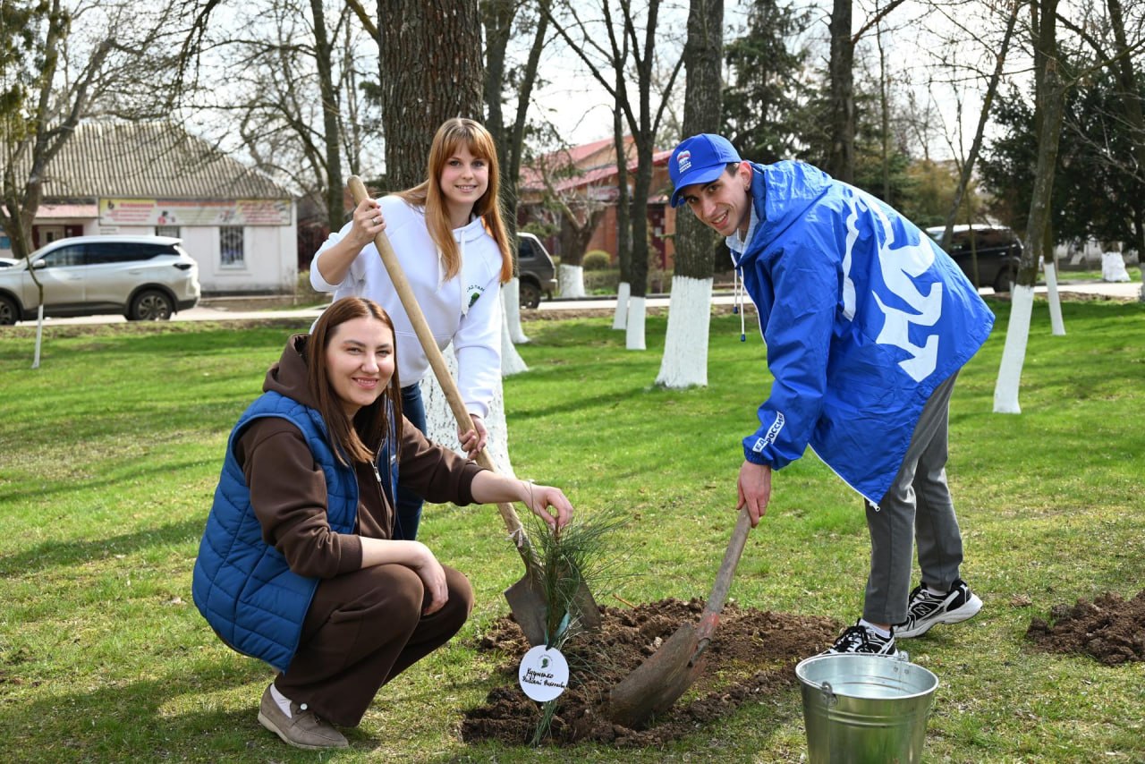 В Новотроицком округе в рамках акции «Сад памяти» высадили 50 крымских сосен в Троицком парке В Новотроицком округе в рамках акции «Сад памяти» высадили 50 крымских сосен в Троицком парке
